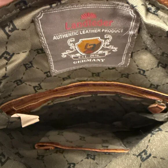 Landleder Casual City Leather Bag - Picture 5 of 8